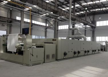 Fabric Stretching Hot Air Stenter Machine , Stenter Finishing Machine Non - Lubricated Chain